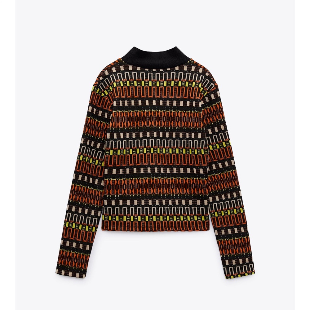 Zara Multicolor Patterned Knit Set - Picture 14 of 15